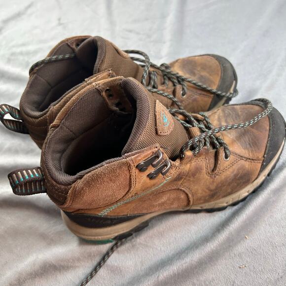 Ariat Leather Waterproof Lace up Chore boots women's size 7.5 - Picture 7 of 10